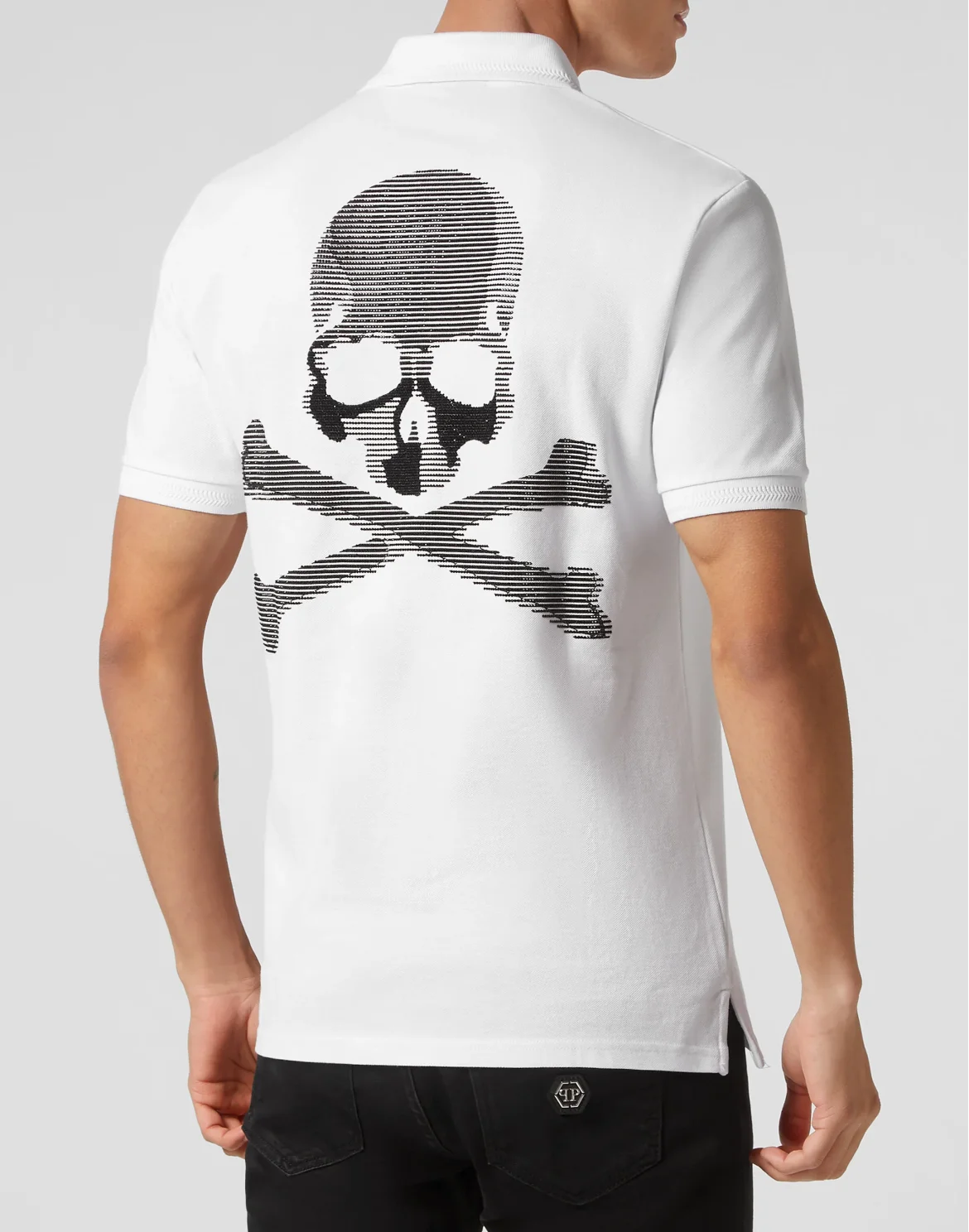Slim Fit Polo shirt SS Skull&Bones, цвет: Белый