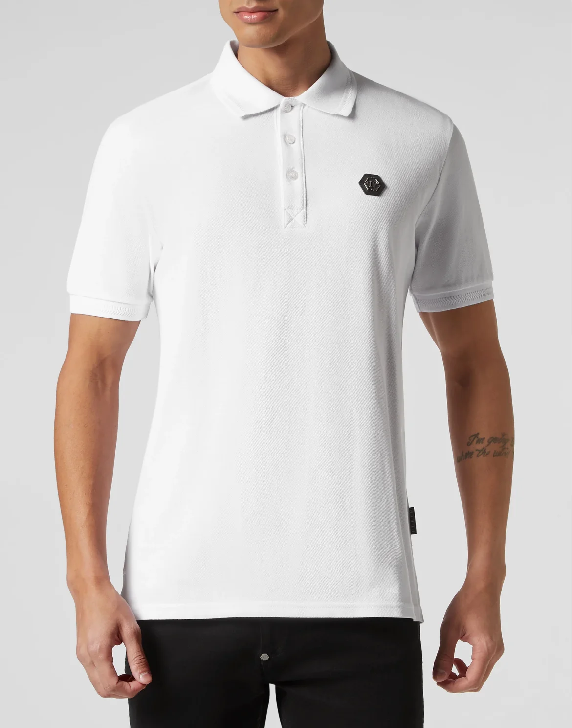 Slim Fit Polo shirt SS Skull&Bones, цвет: Белый