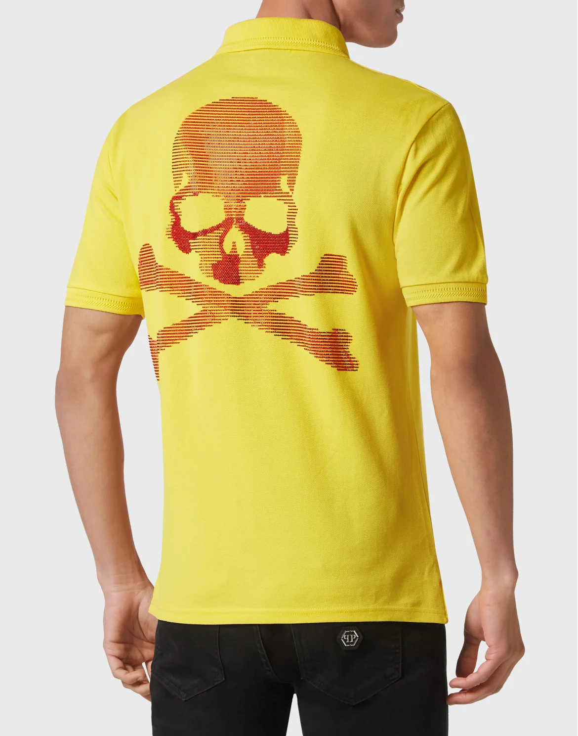 Slim Fit Polo shirt SS Skull&Bones, цвет: Желтый