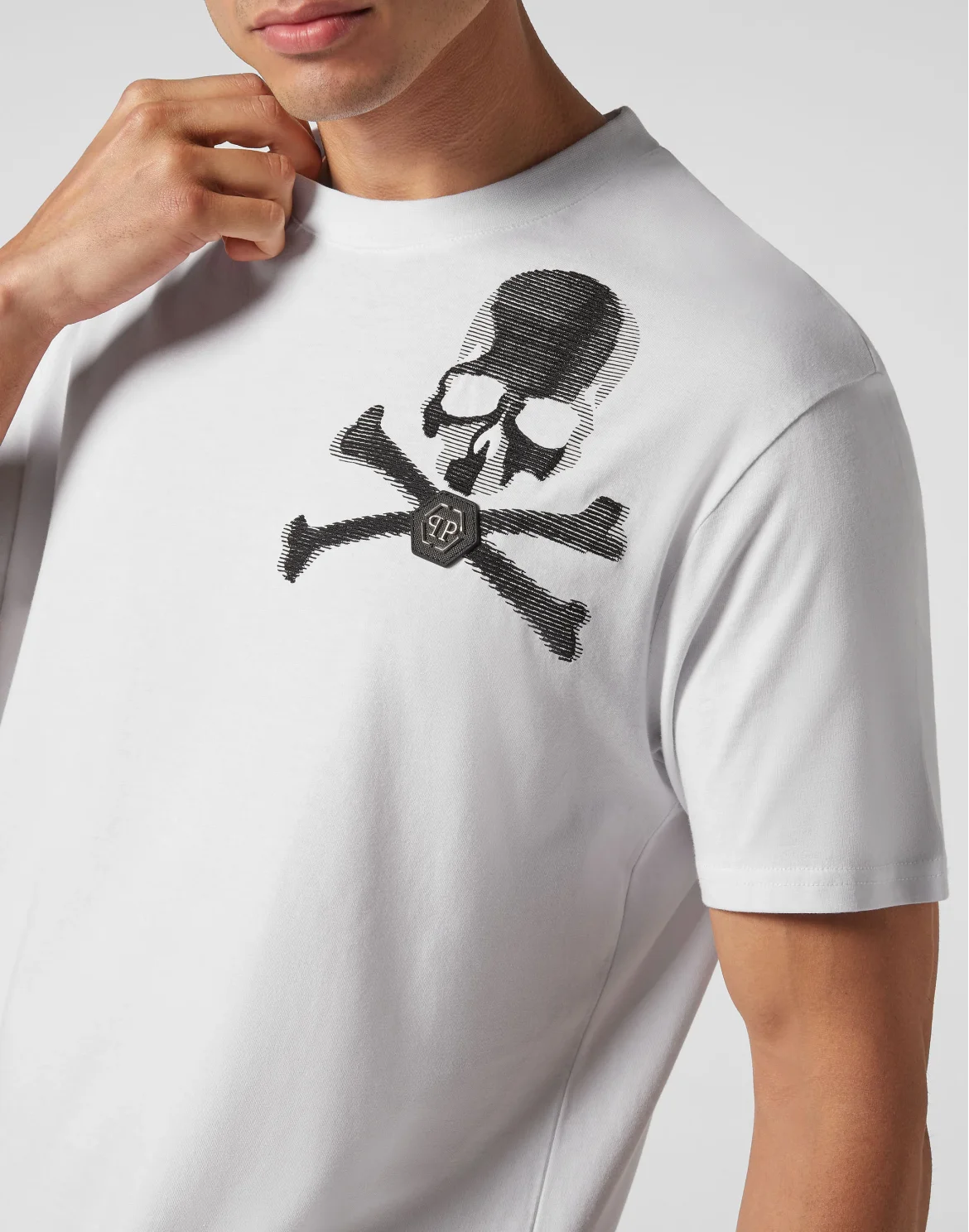 T-shirt Round Neck SS Skull&Bones, цвет: Белый