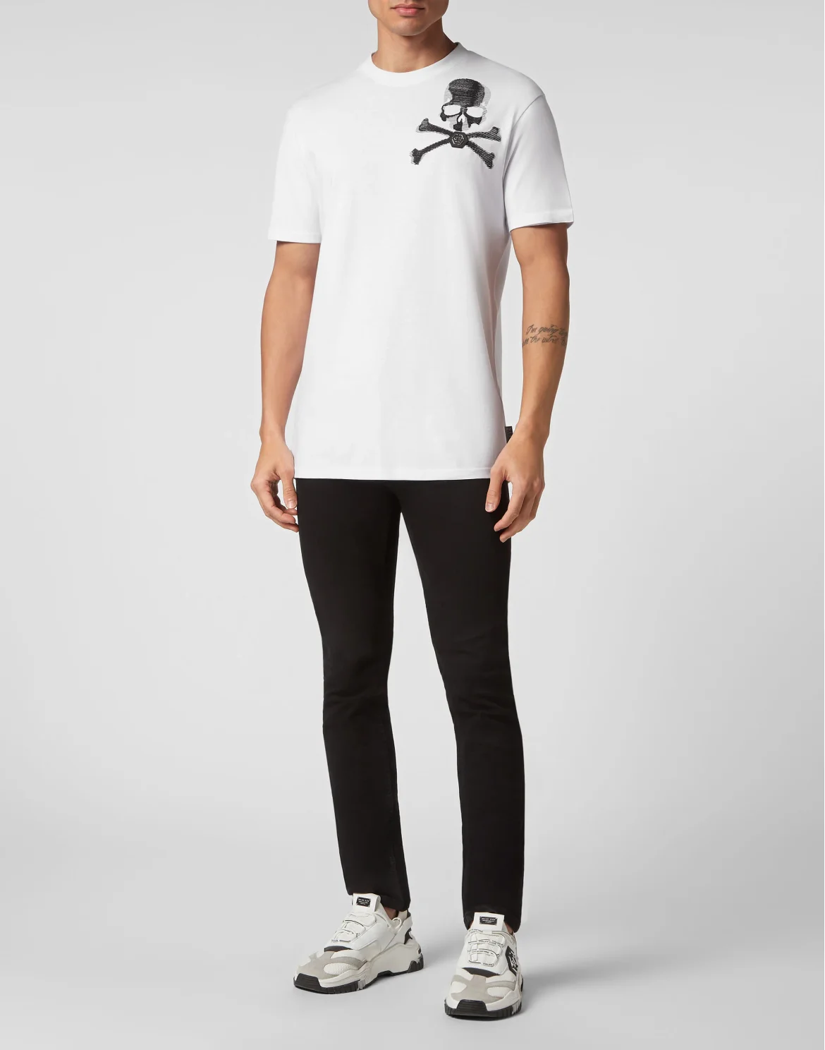 T-shirt Round Neck SS Skull&Bones, цвет: Белый