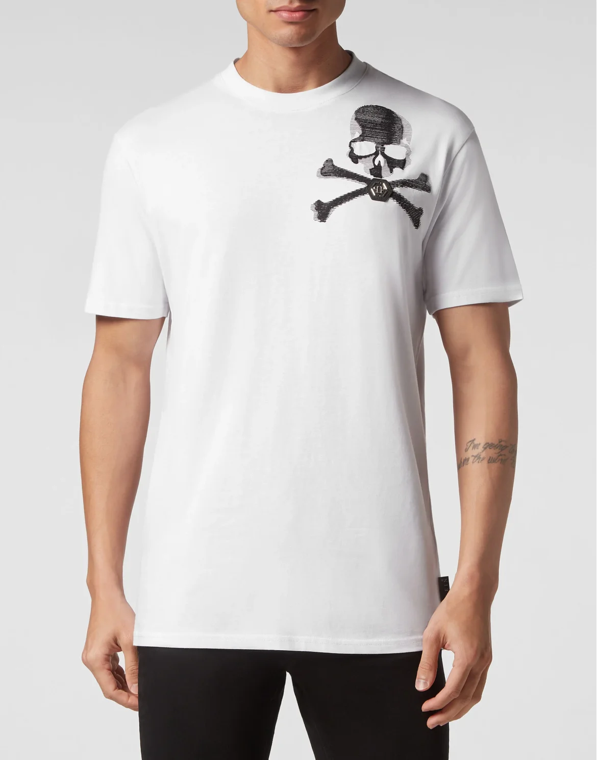 T-shirt Round Neck SS Skull&Bones, цвет: Белый