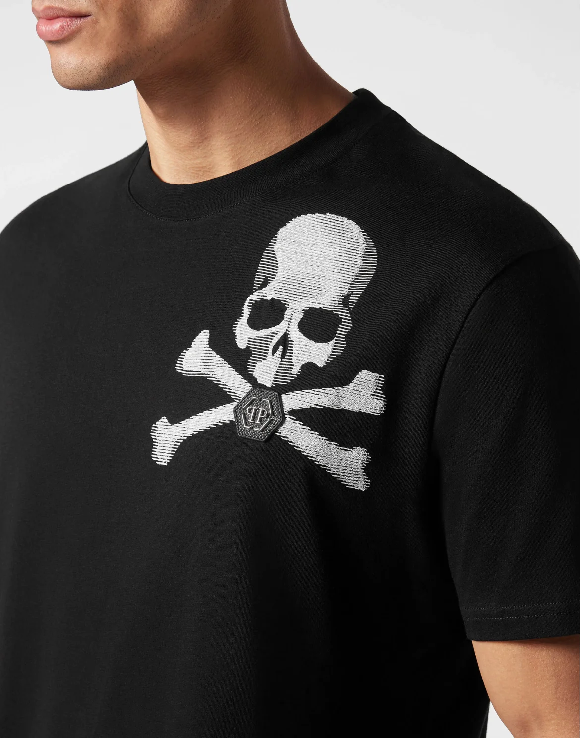 T-shirt Round Neck SS Skull&Bones, цвет: Черный