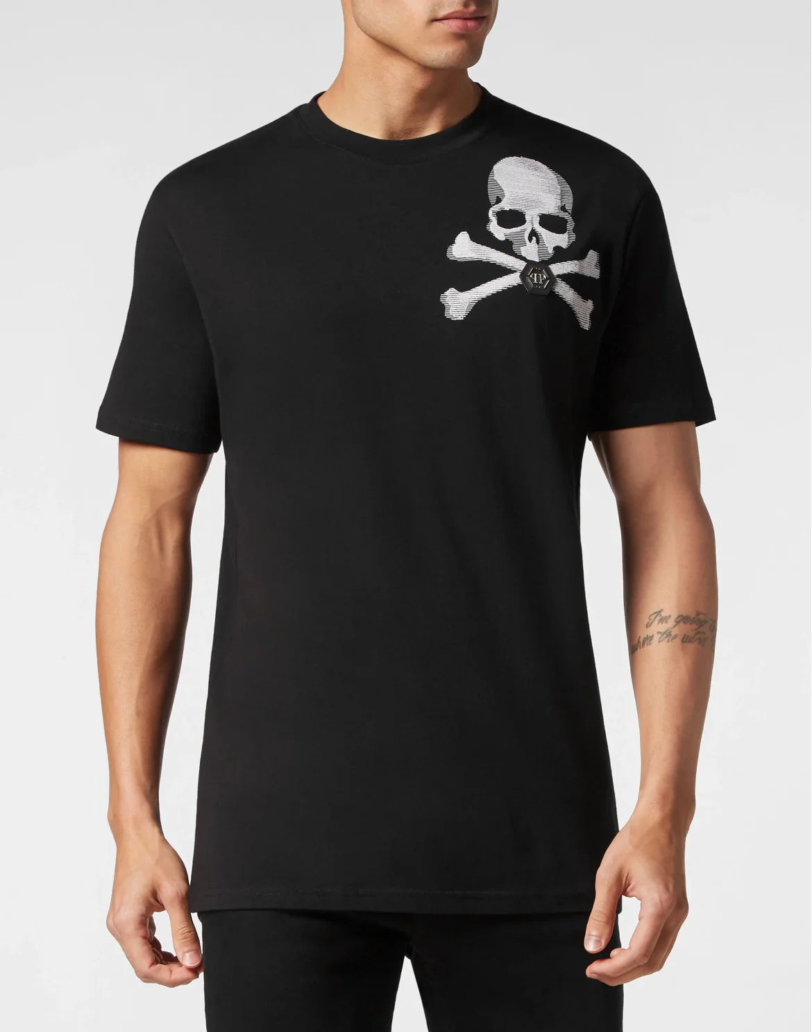 T-shirt Round Neck SS Skull&Bones, цвет: Черный