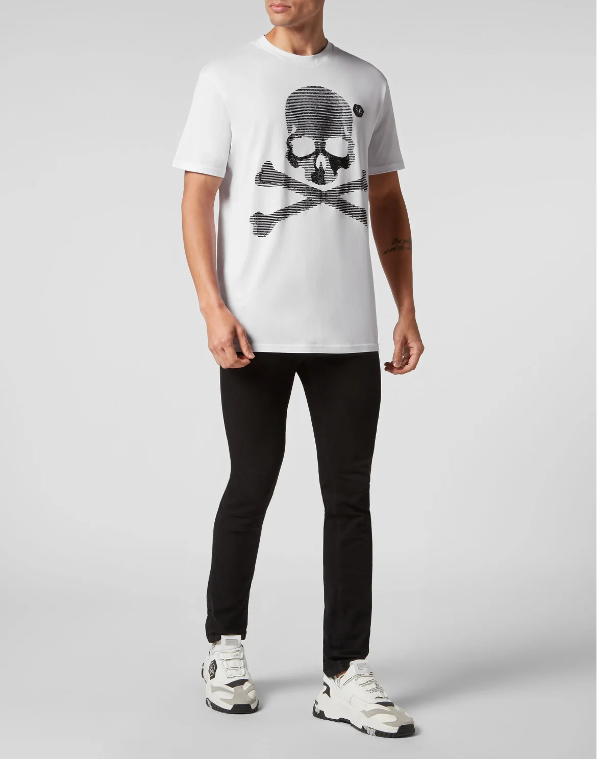 T-shirt Round Neck SS Skull&Bones, цвет: Белый