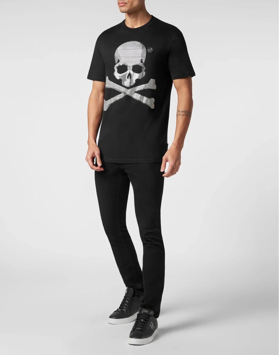T-shirt Round Neck SS Skull&Bones, цвет: Черный