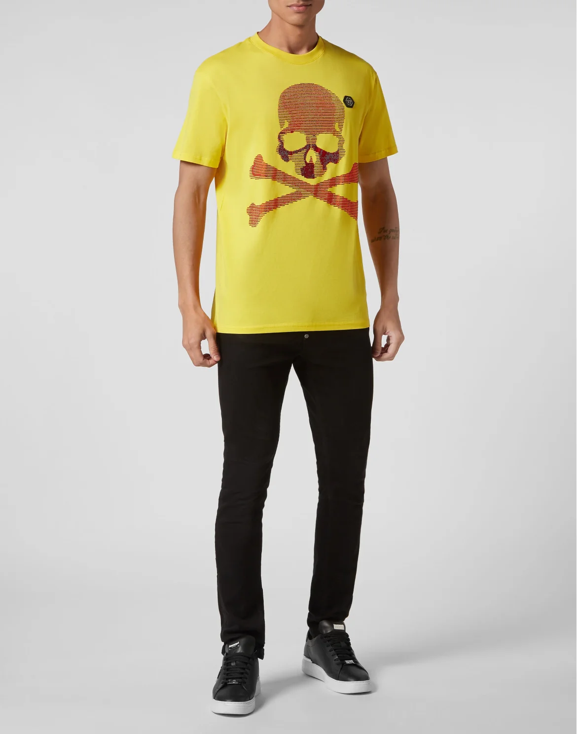T-shirt Round Neck SS Skull&Bones, цвет: Желтый