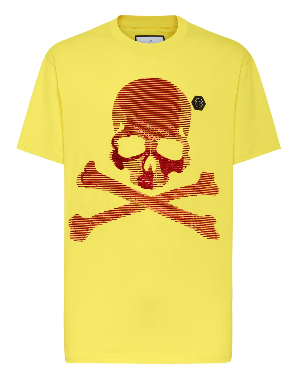 T-shirt Round Neck SS Skull&Bones, цвет: Желтый