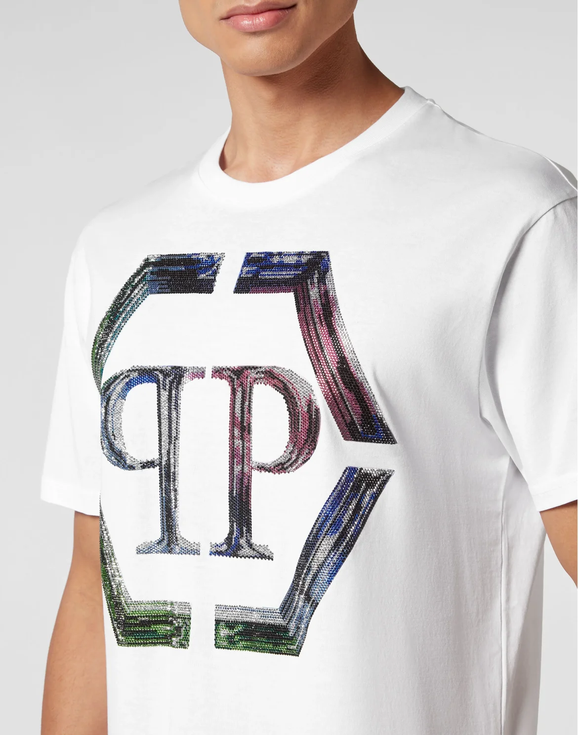 T-shirt Round Neck SS PP Glass, цвет: Белый