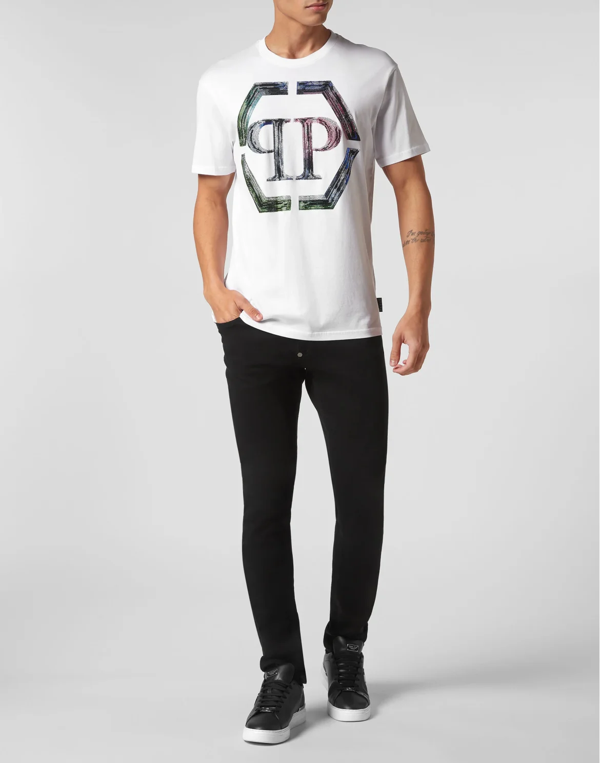 T-shirt Round Neck SS PP Glass, цвет: Белый