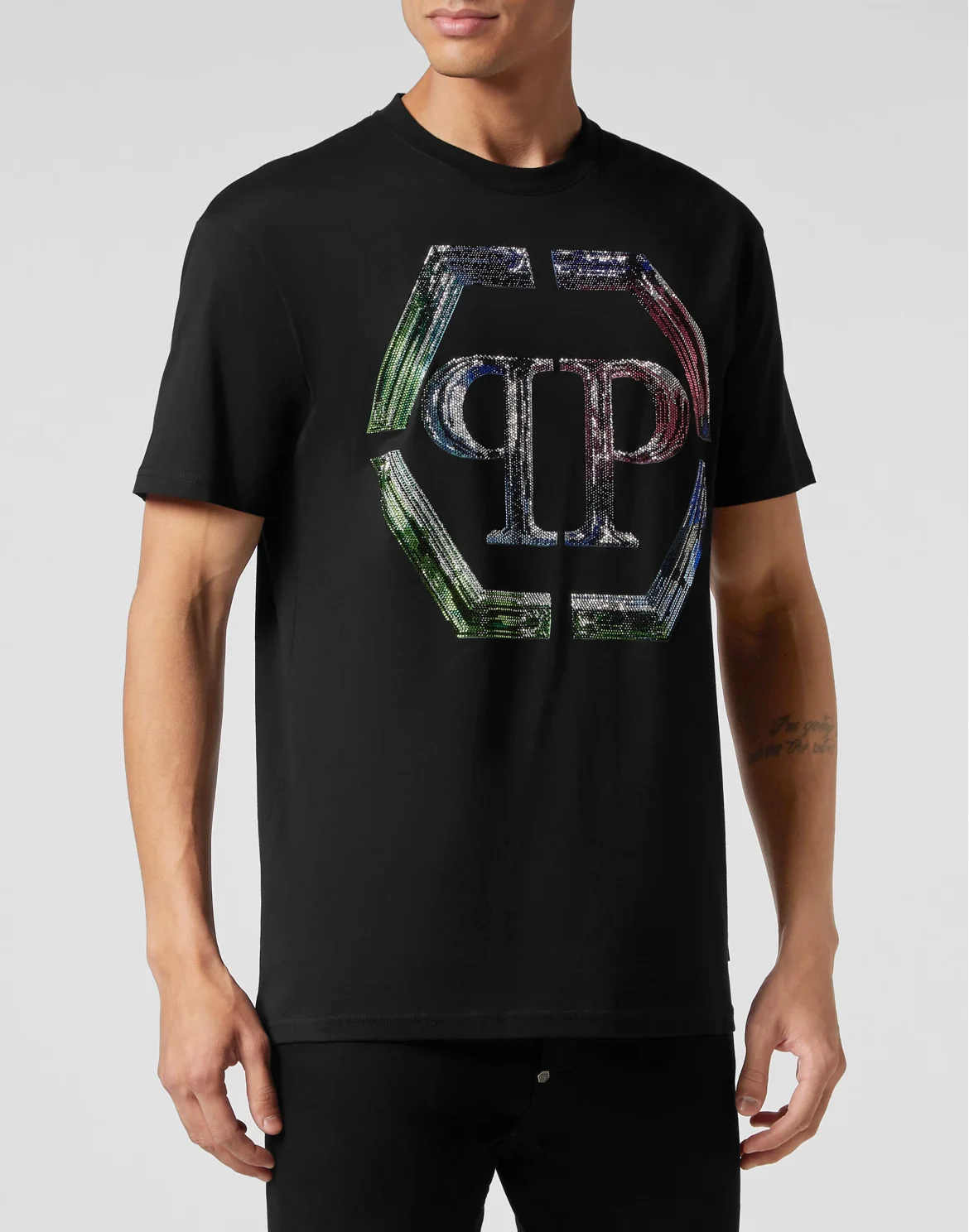 T-shirt Round Neck SS PP Glass, цвет: Черный