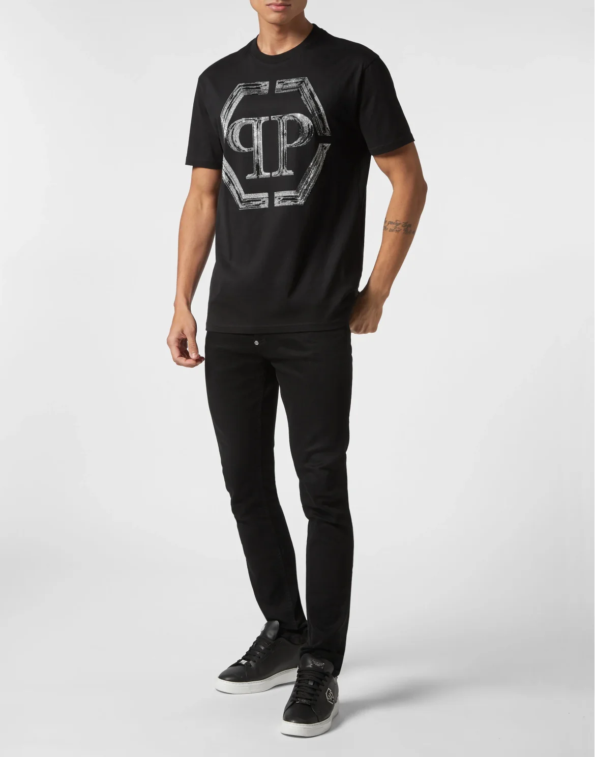 T-shirt Round Neck SS PP Glass, цвет: Черный
