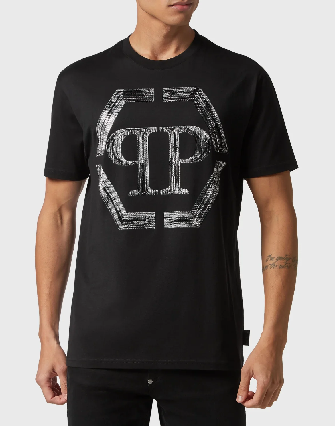 T-shirt Round Neck SS PP Glass, цвет: Черный