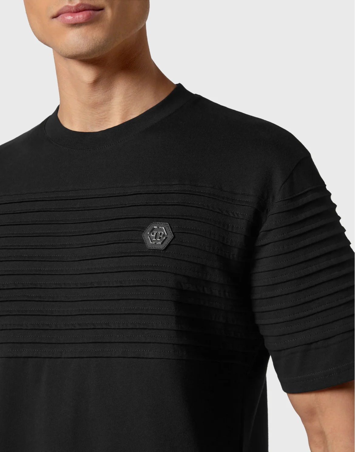 T-shirt Round Neck SS Gothic Plein, цвет: Черный