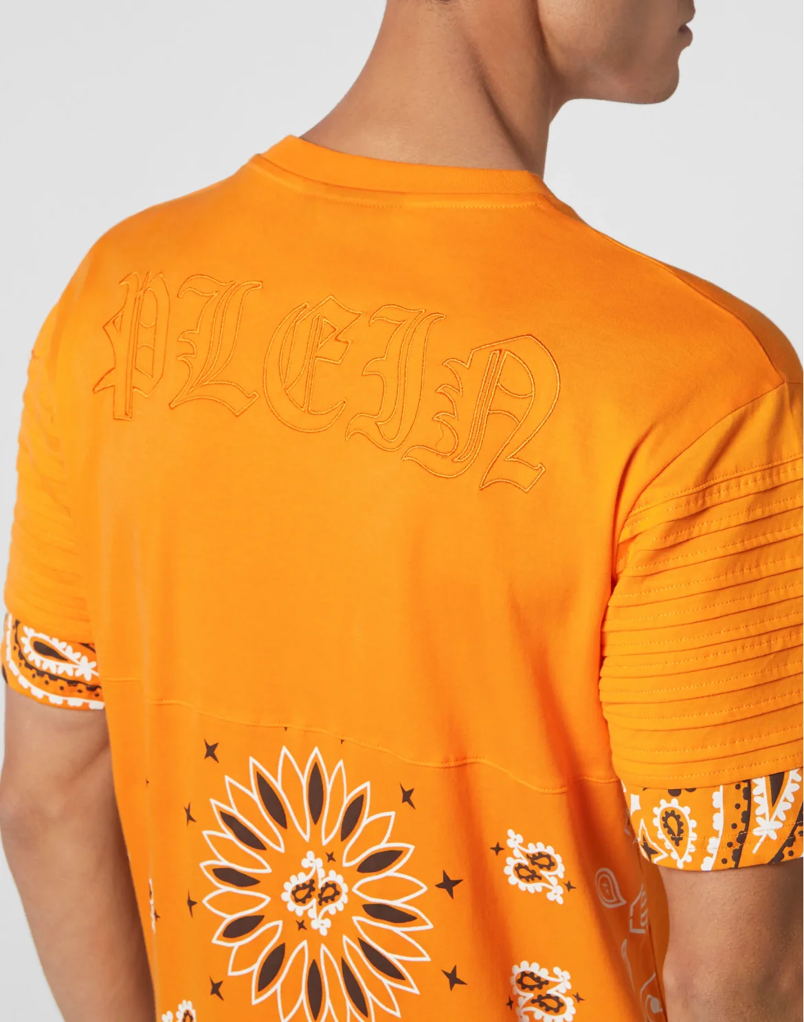 T-shirt Round Neck SS Paisley Bandana, цвет: Оранжевый