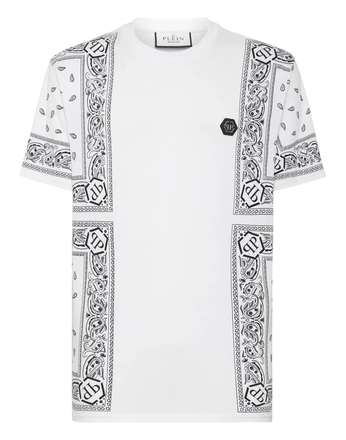 T-shirt Round Neck SS Paisley Bandana, цвет: Белый
