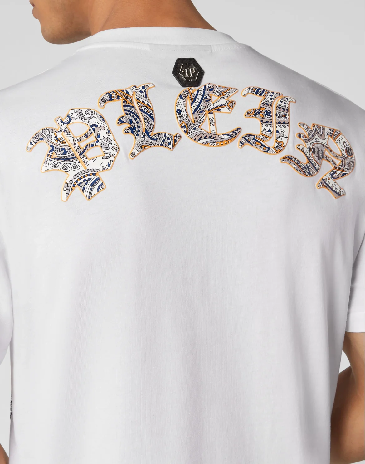 T-shirt Round Neck SS Paisley Teddy Bear, цвет: Белый