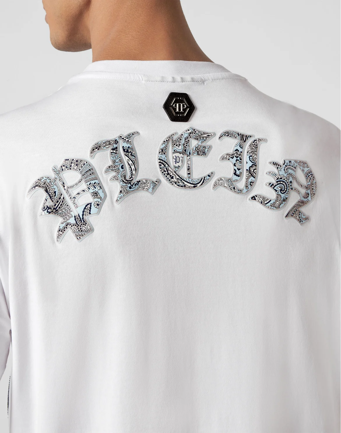 T-shirt Round Neck SS Paisley Teddy Bear, цвет: Белый