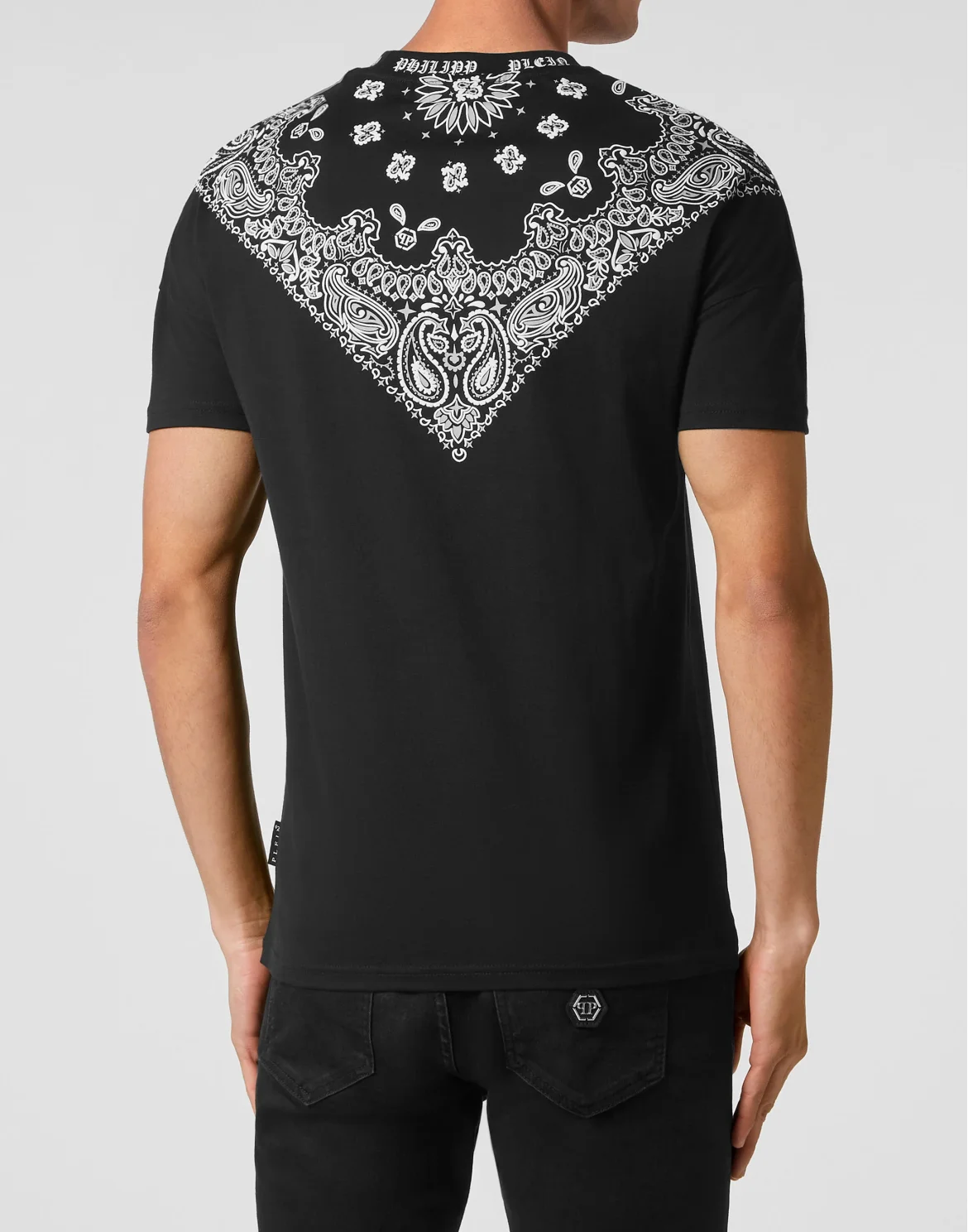 T-shirt Round Neck SS Paisley Bandana, цвет: Черный