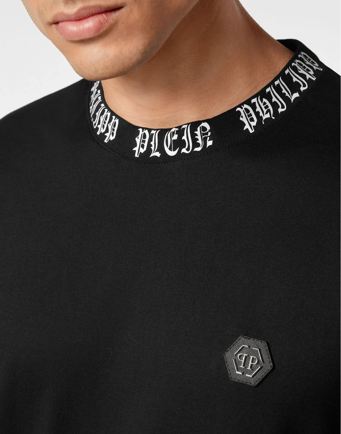 T-shirt Round Neck SS Gothic Plein, цвет: Черный