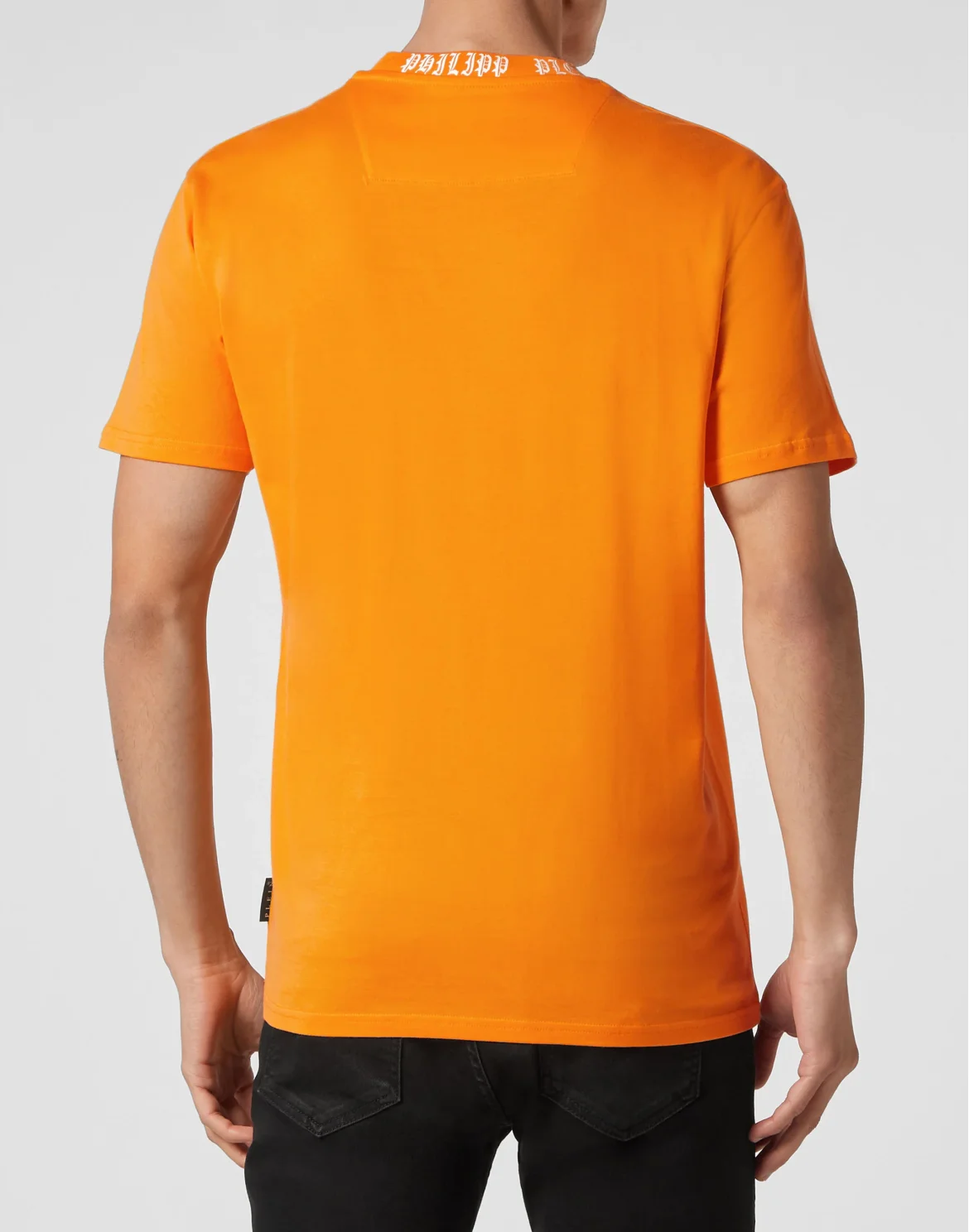 T-shirt Round Neck SS Gothic Plein, цвет: Оранжевый