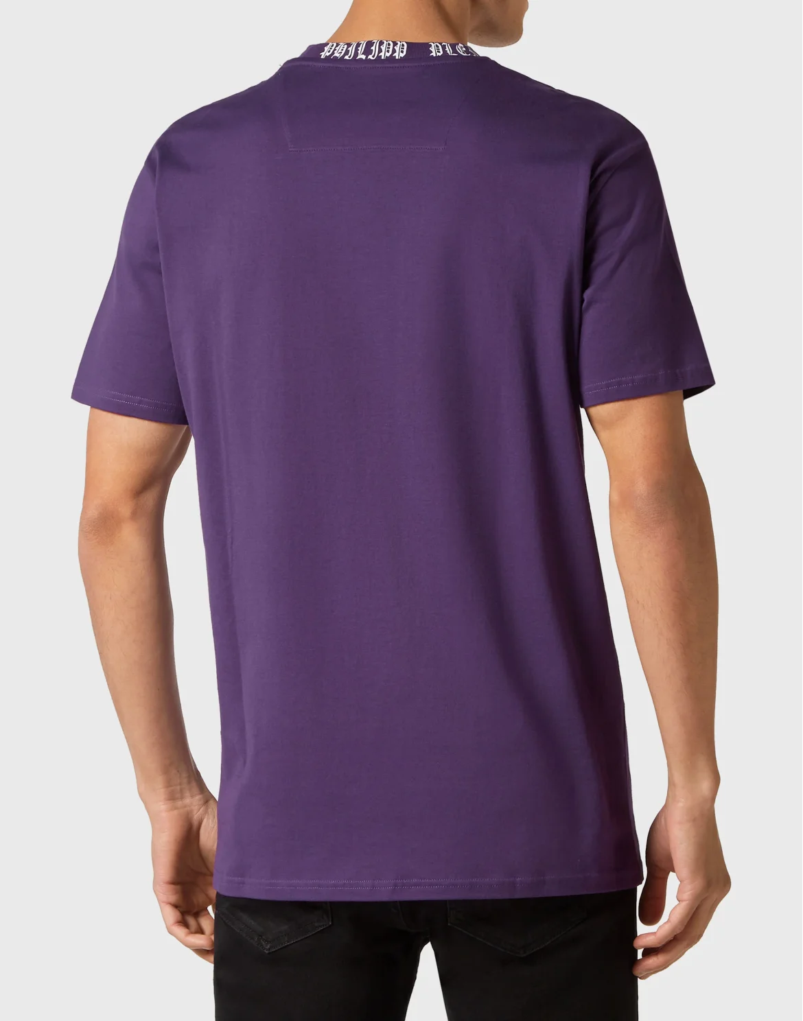 T-shirt Round Neck SS Gothic Plein, цвет: Фиолетовый