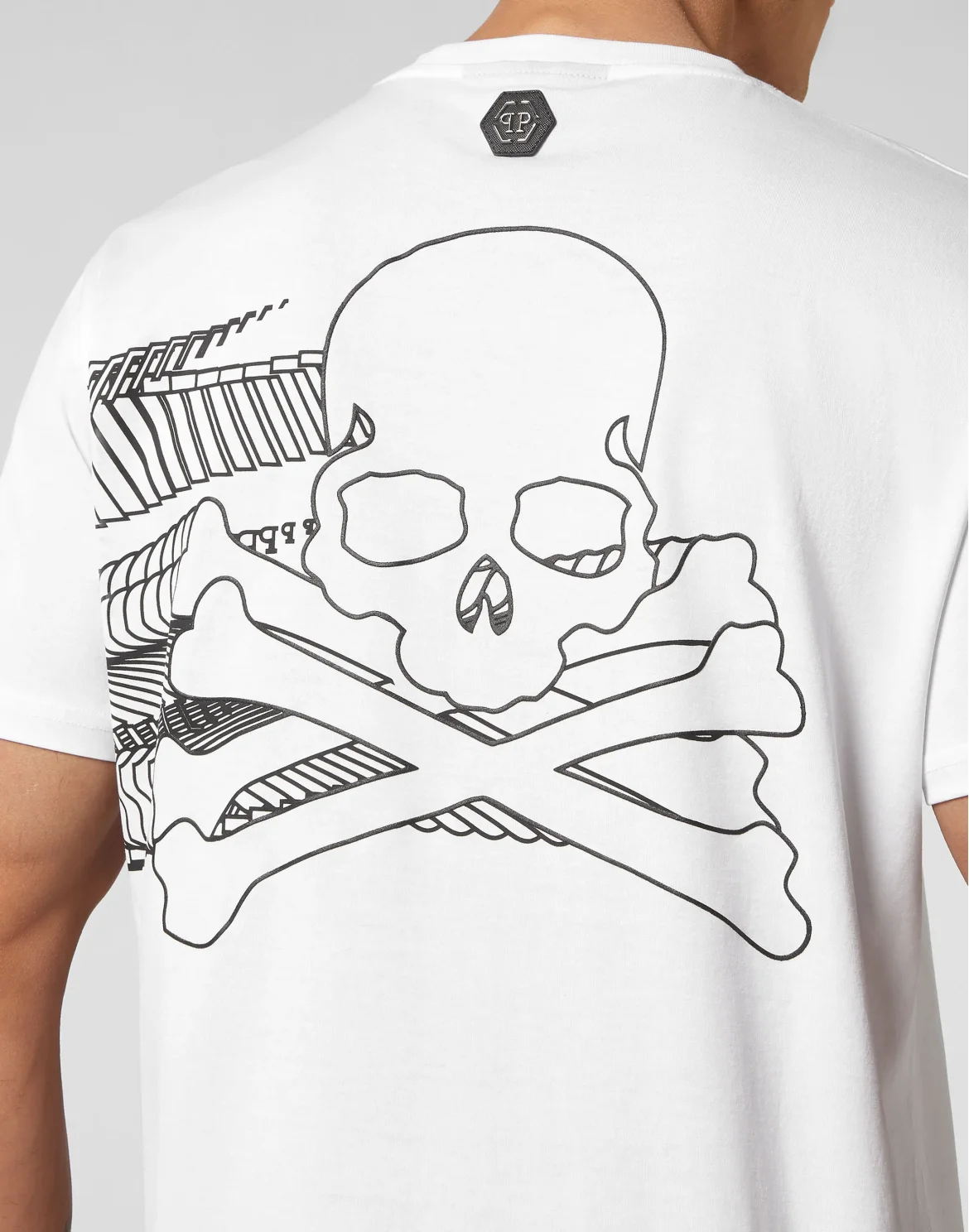T-shirt Round Neck SS Skull&Bones, цвет: Белый