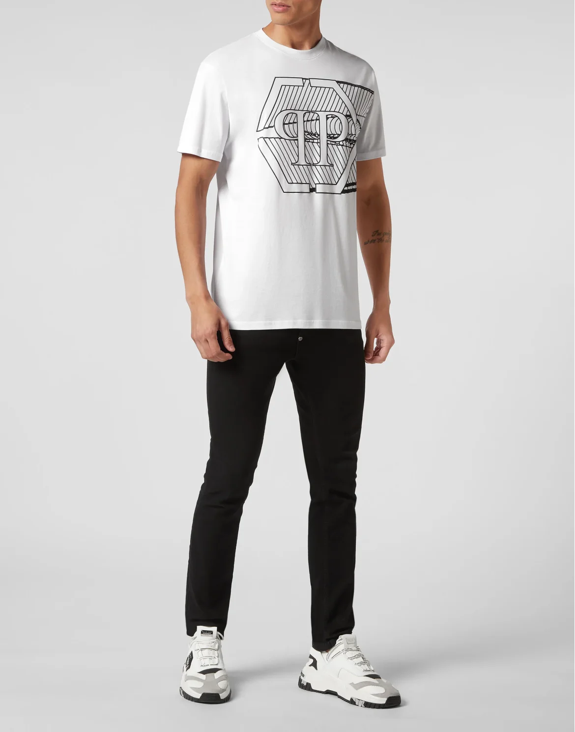 T-shirt Round Neck SS Skull&Bones, цвет: Белый
