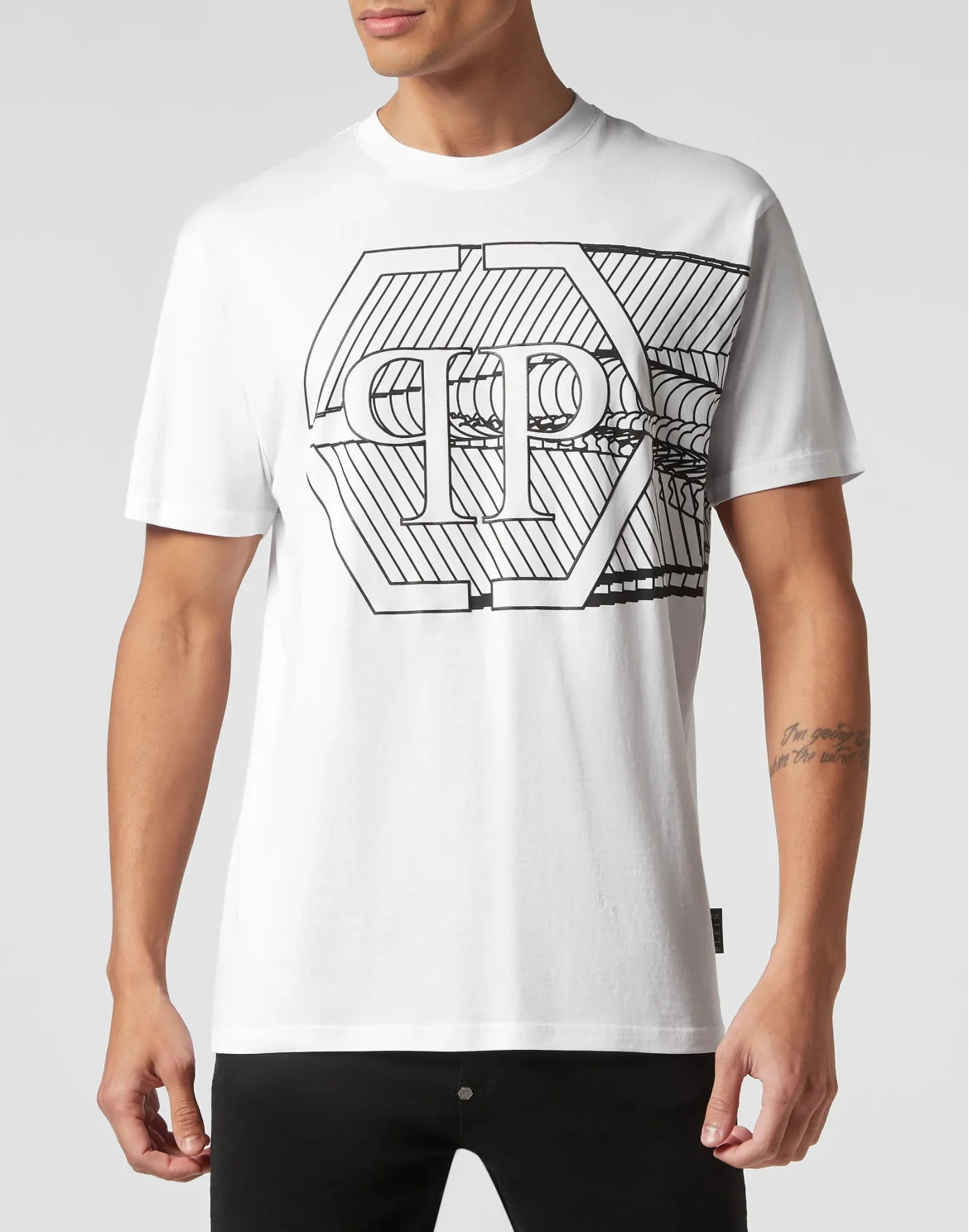 T-shirt Round Neck SS Skull&Bones, цвет: Белый