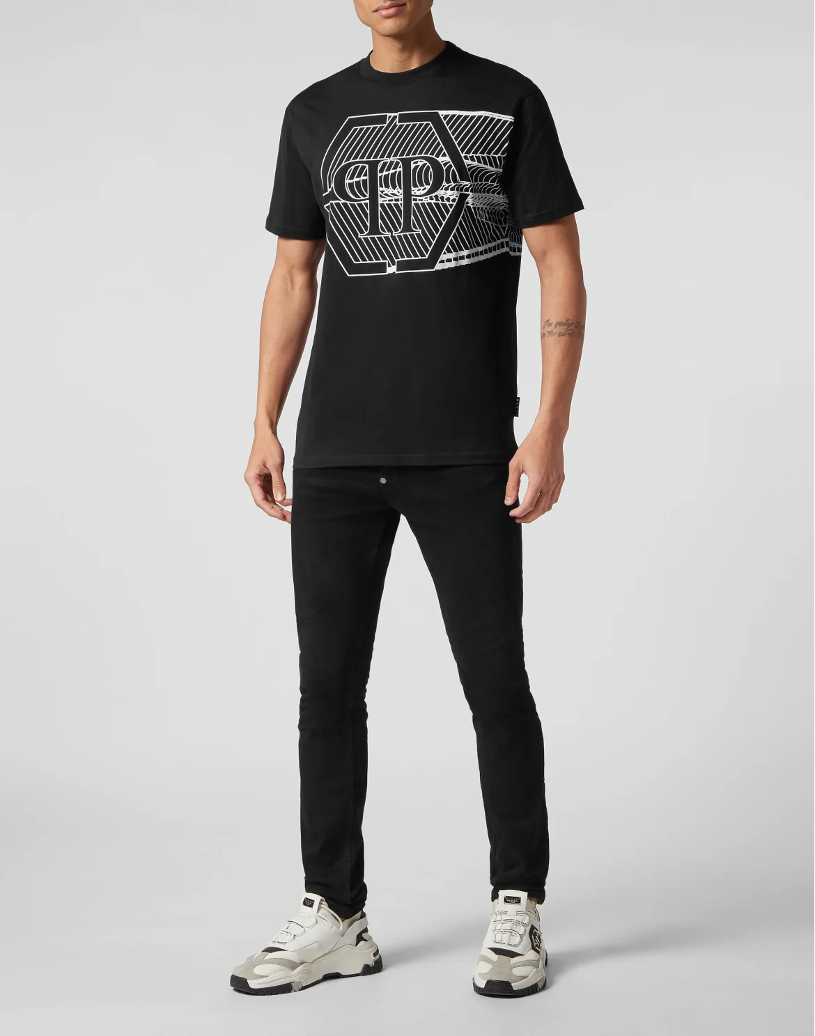 T-shirt Round Neck SS Skull&Bones, цвет: Черный