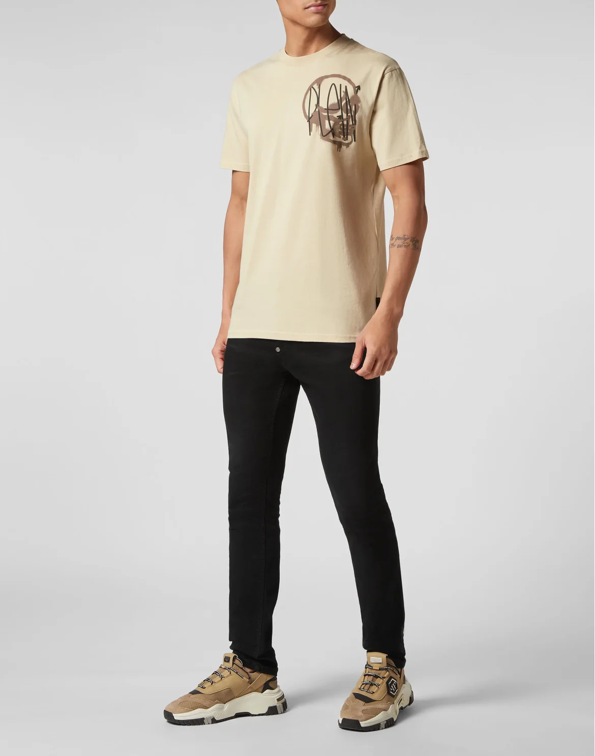 T-shirt Round Neck SS, цвет: Бежевый