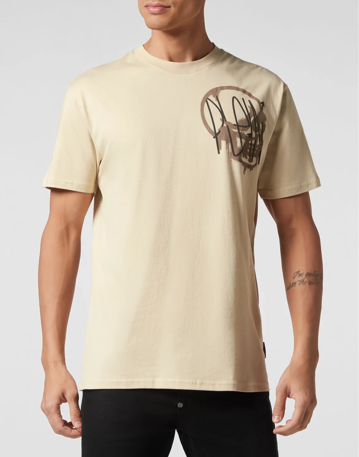 T-shirt Round Neck SS, цвет: Бежевый