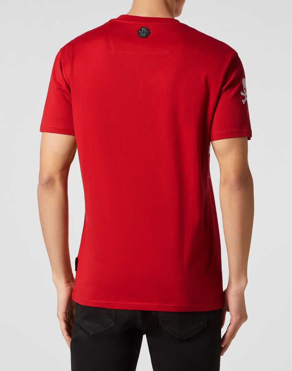 T-shirt Round Neck SS Gothic Plein, цвет: Красный