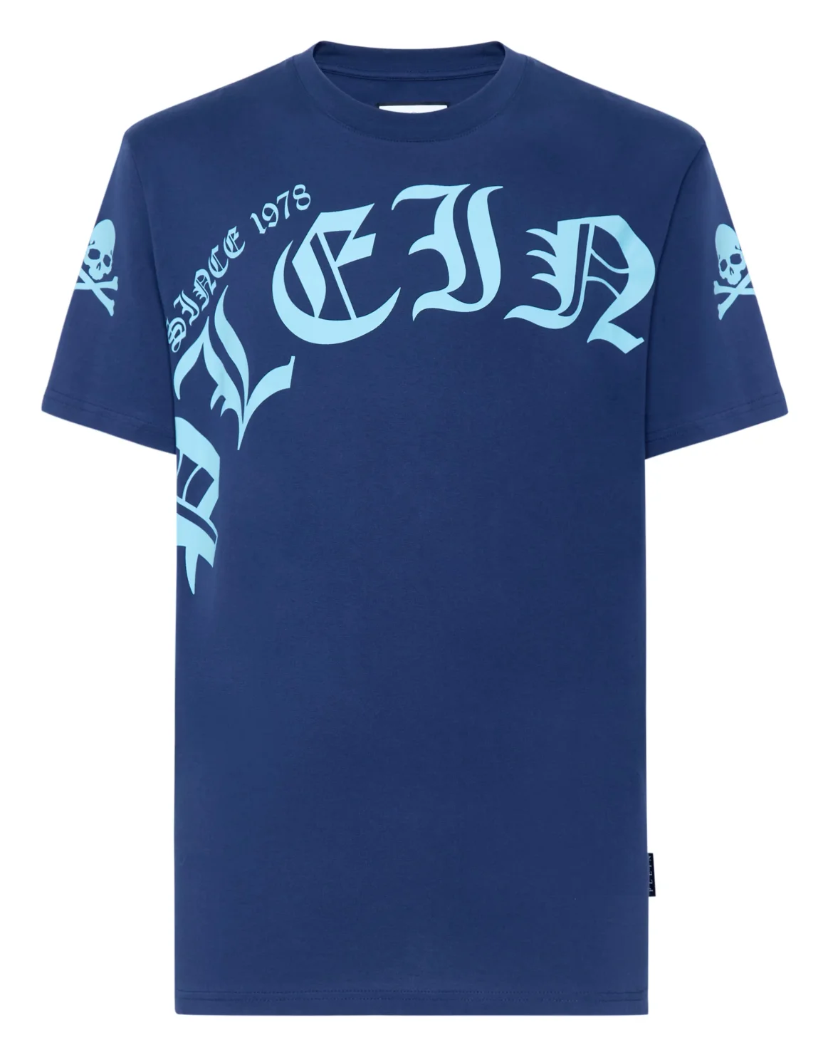 T-shirt Round Neck SS Gothic Plein, цвет: Синий