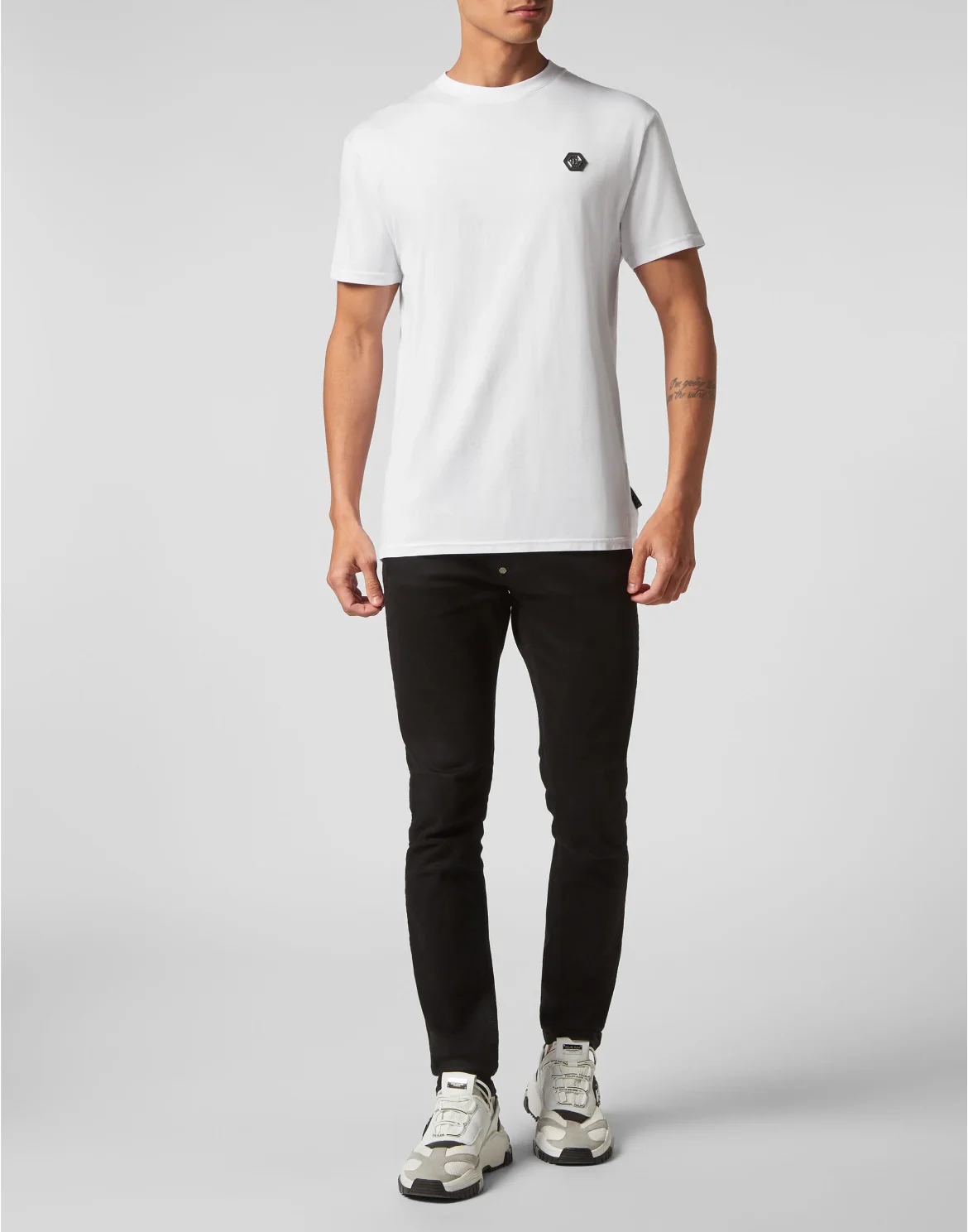 T-shirt Round Neck SS Skull&Bones, цвет: Белый