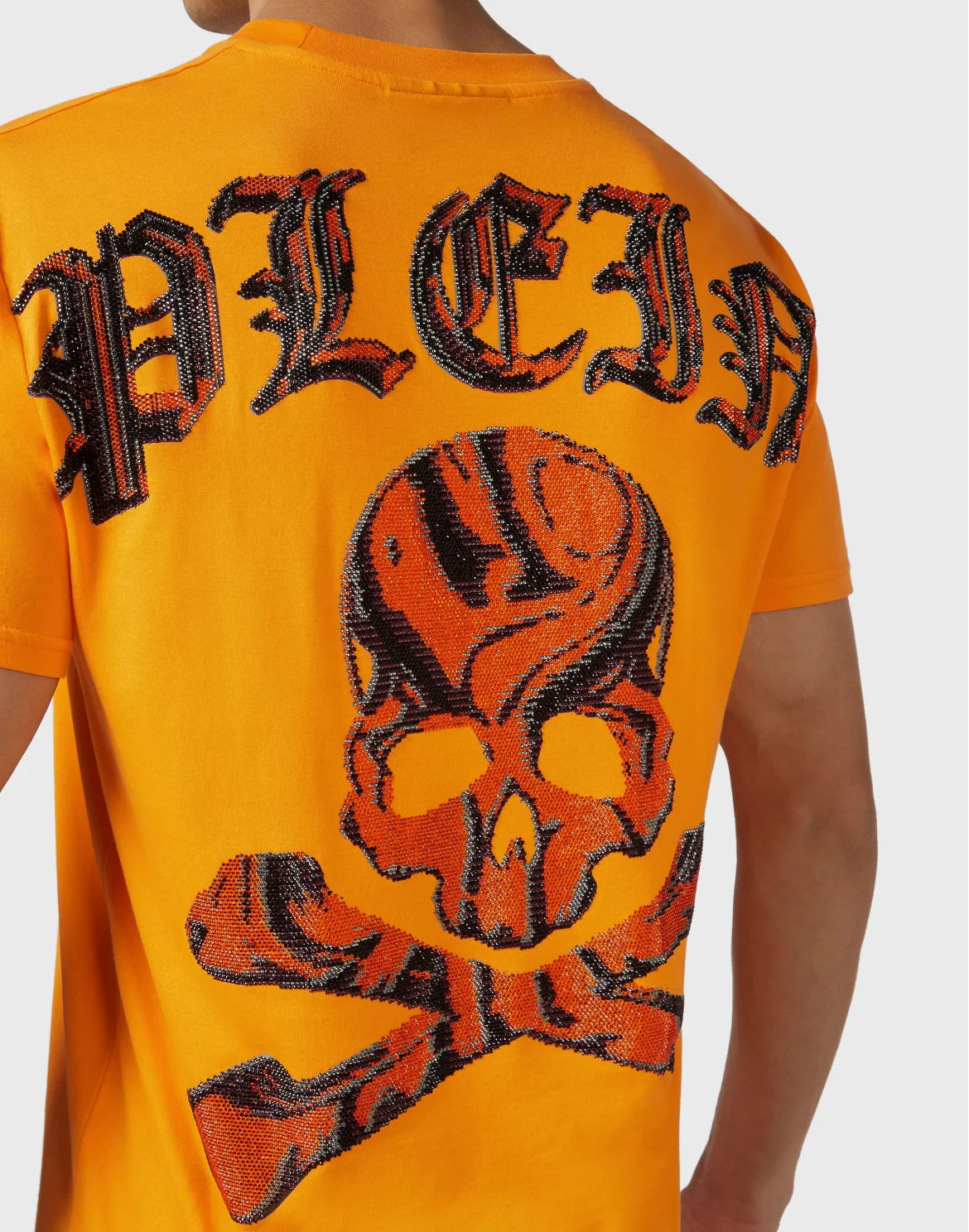 T-shirt Round Neck SS Skull&Bones, цвет: Оранжевый