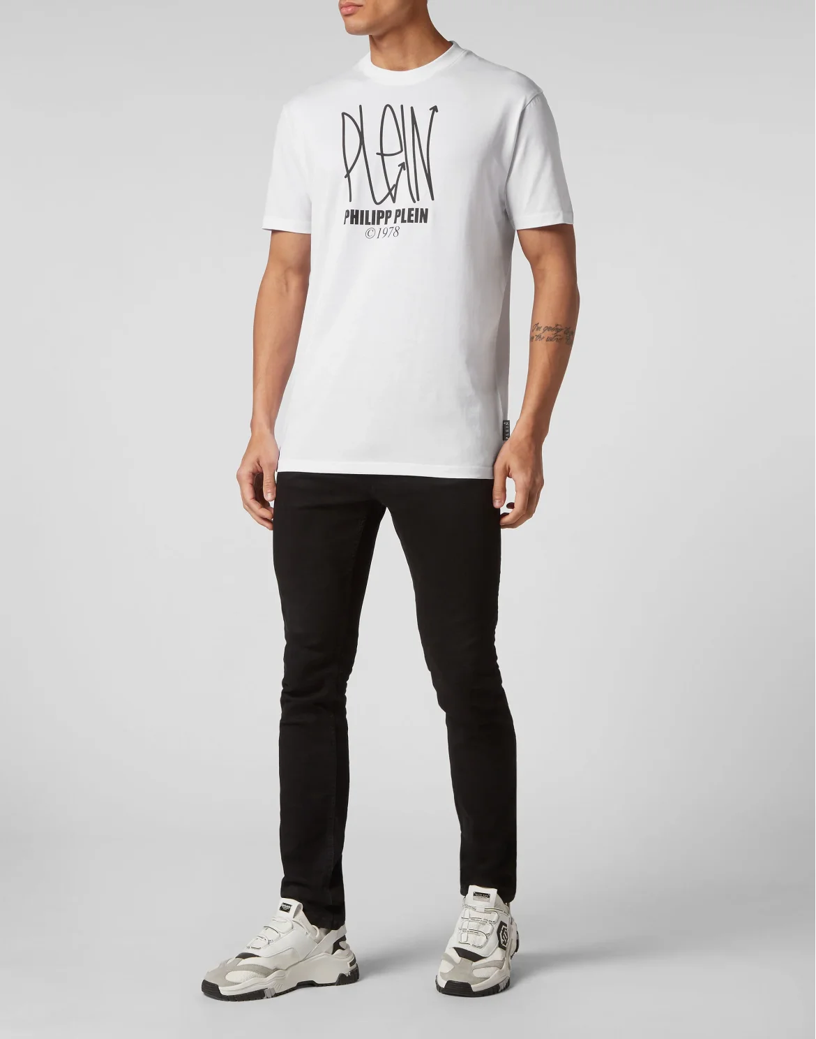 T-shirt Round Neck SS Skull, цвет: Белый