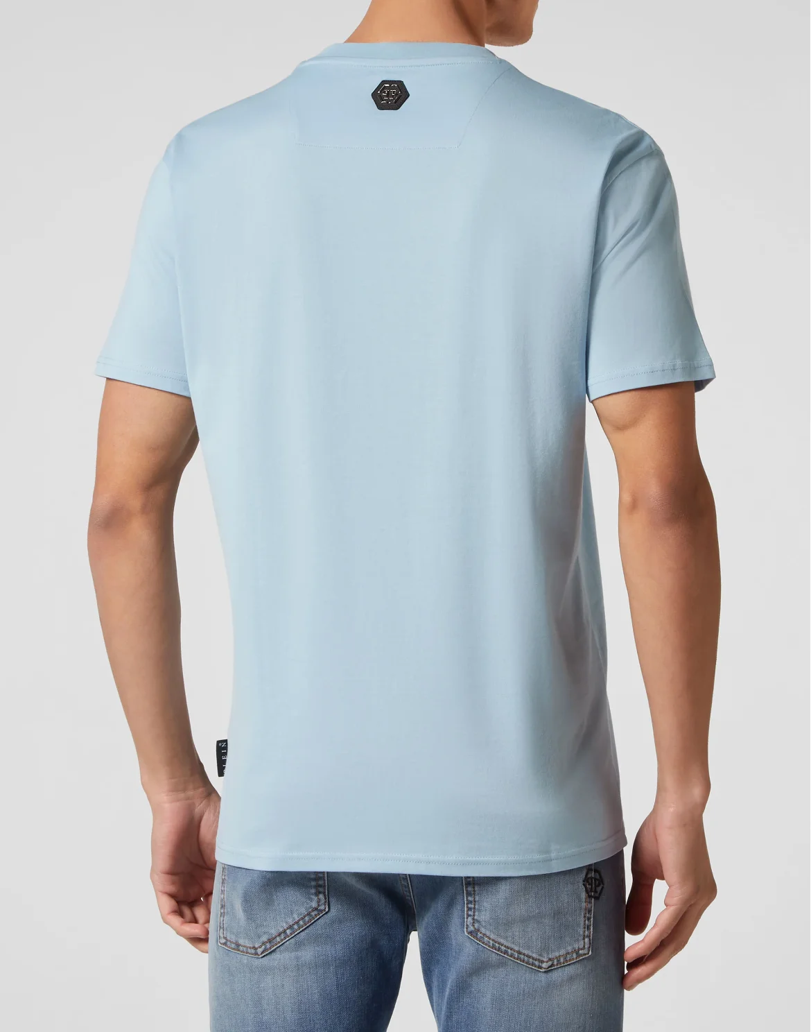T-shirt Round Neck SS Skull, цвет: Голубой