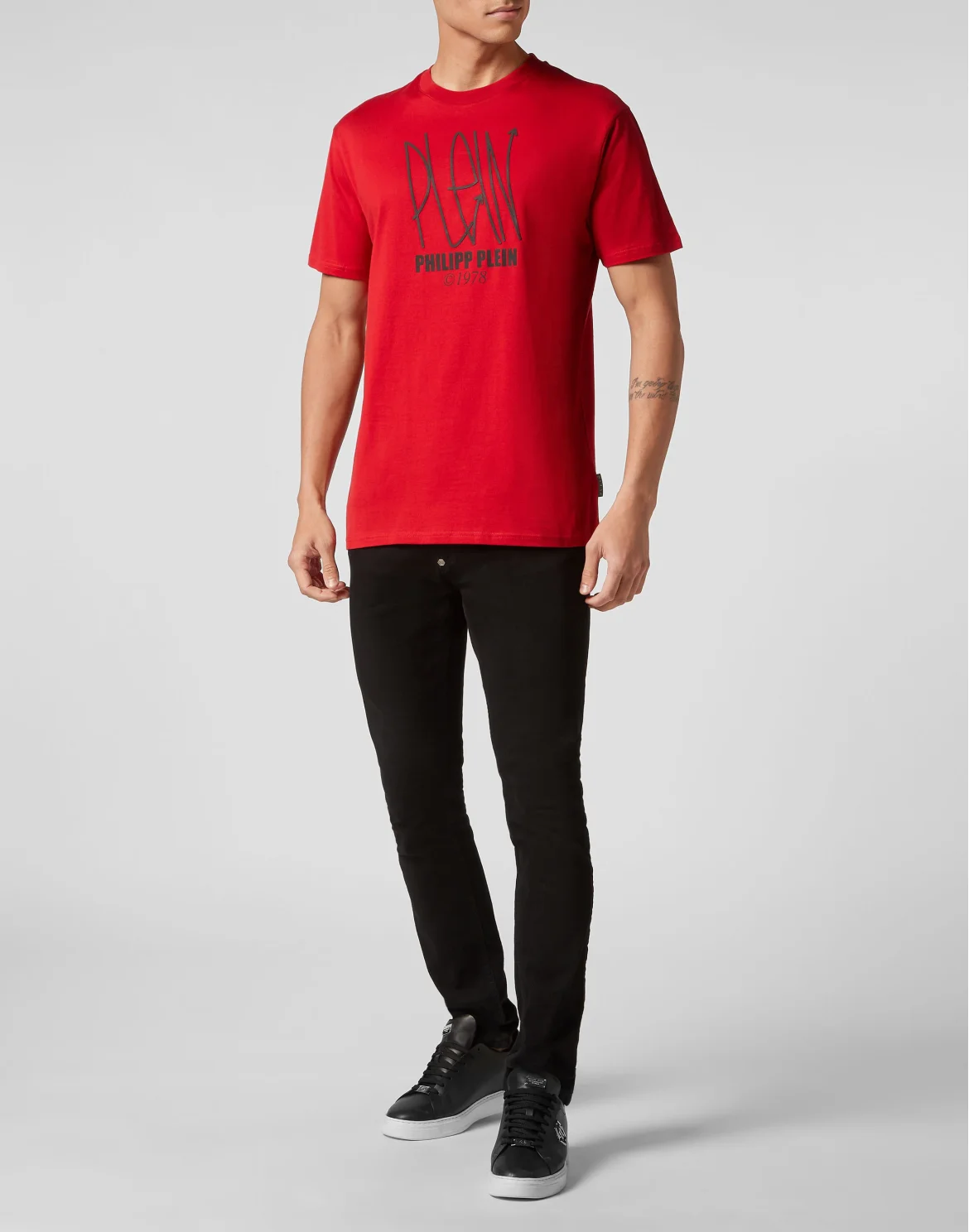 T-shirt Round Neck SS Skull, цвет: Красный