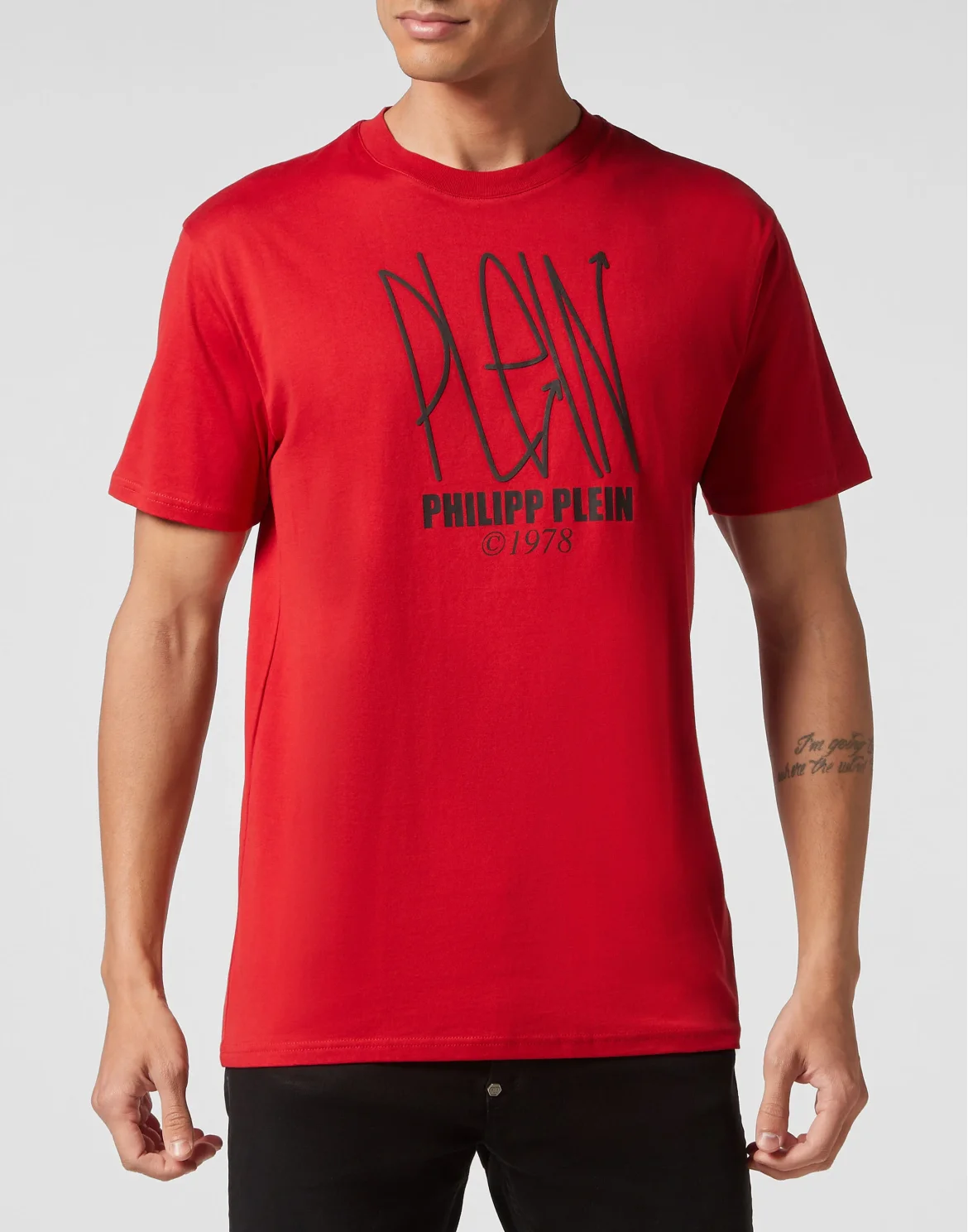 T-shirt Round Neck SS Skull, цвет: Красный