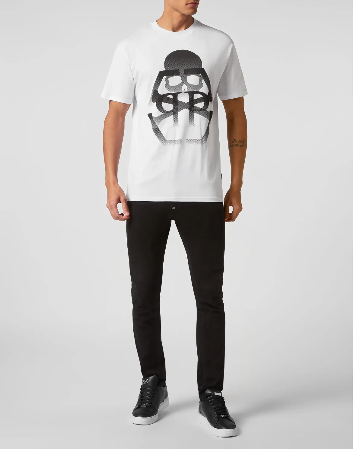 T-shirt Round Neck SS Skull&Bones, цвет: Белый