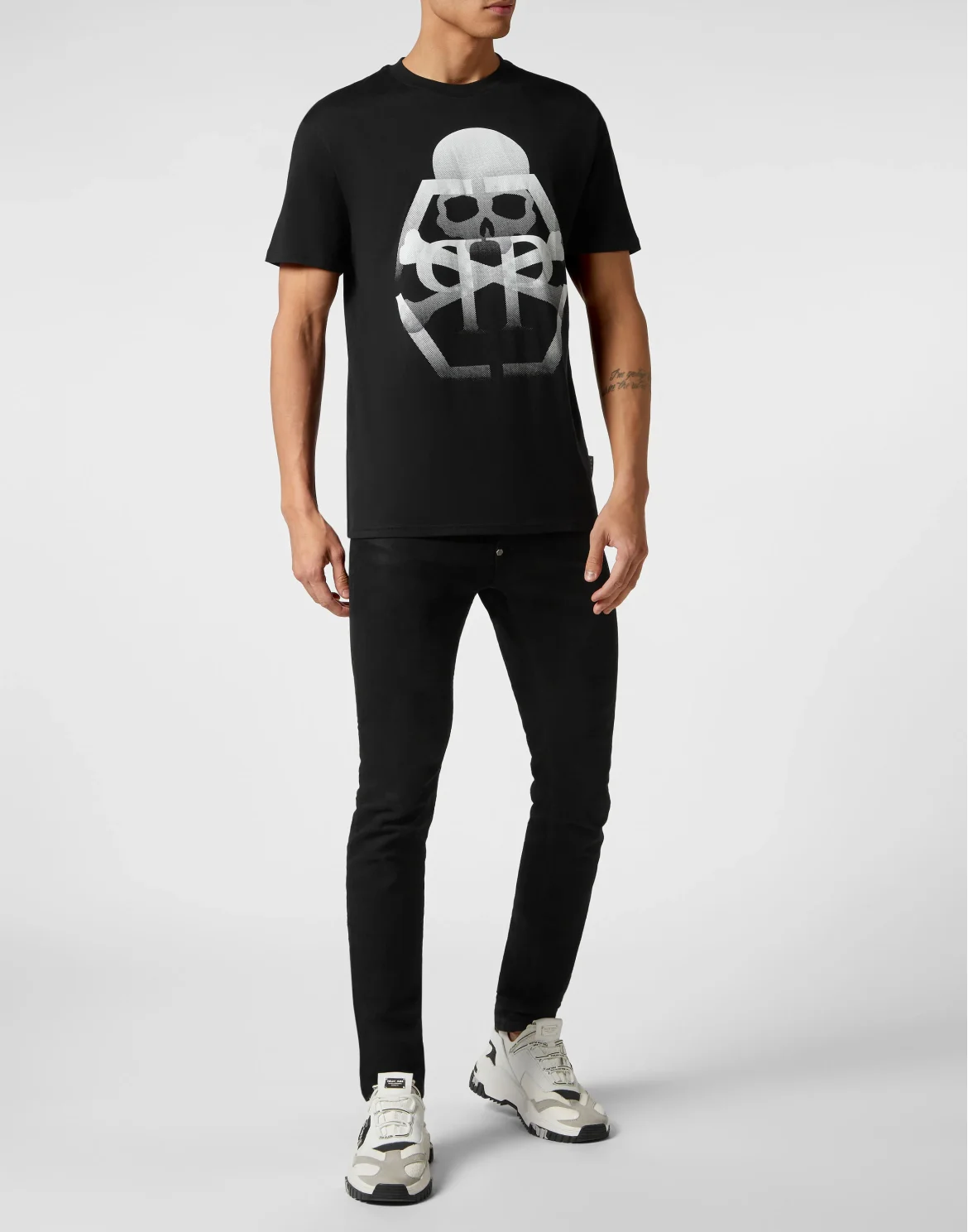 T-shirt Round Neck SS Skull&Bones, цвет: Черный