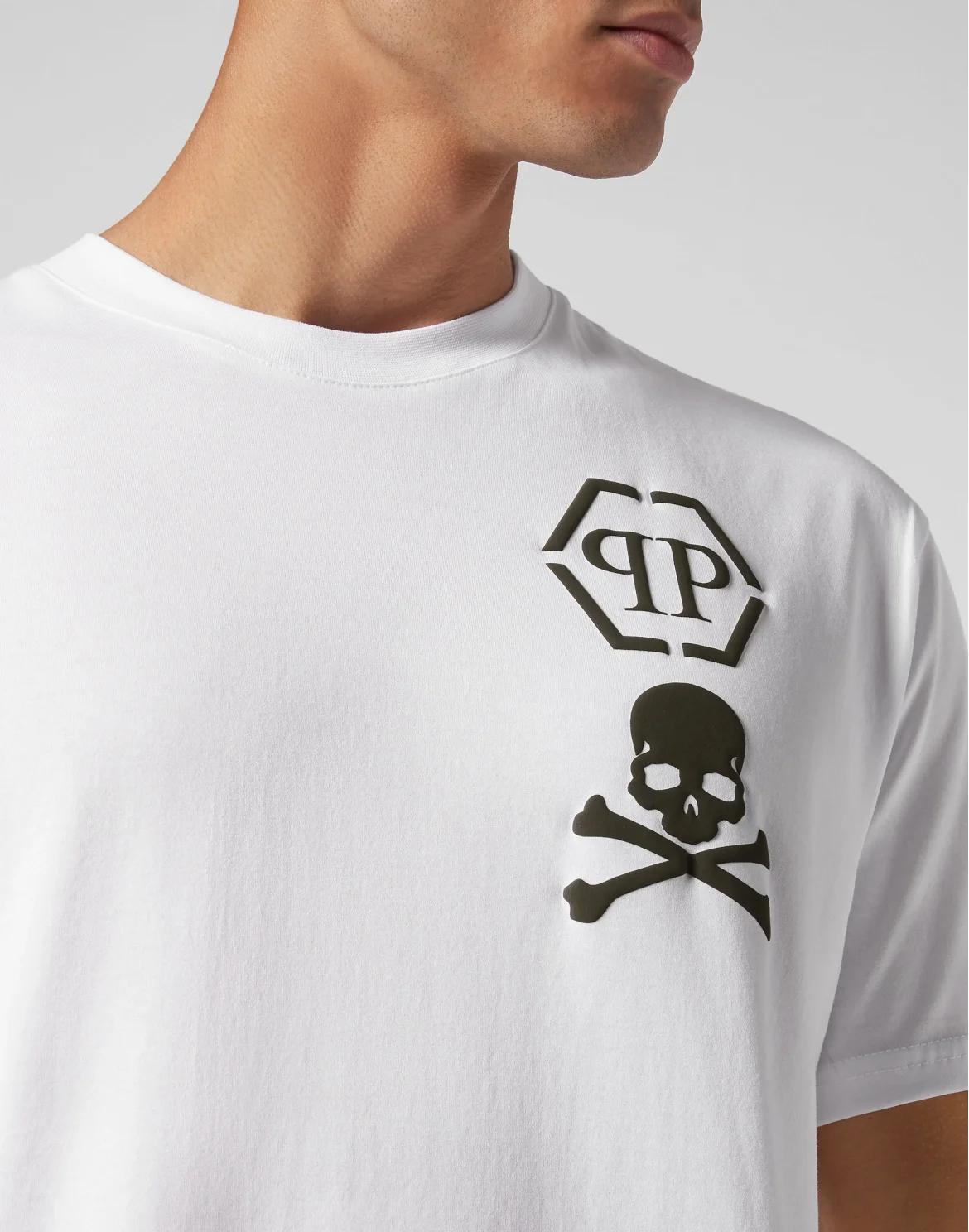 T-shirt Round Neck SS Skull&Bones, цвет: Белый