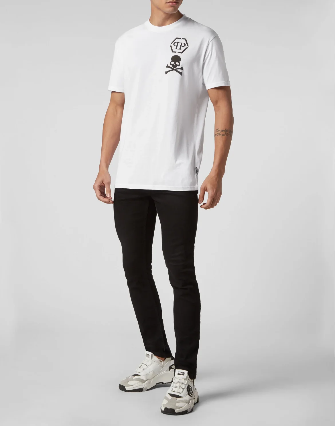 T-shirt Round Neck SS Skull&Bones, цвет: Белый