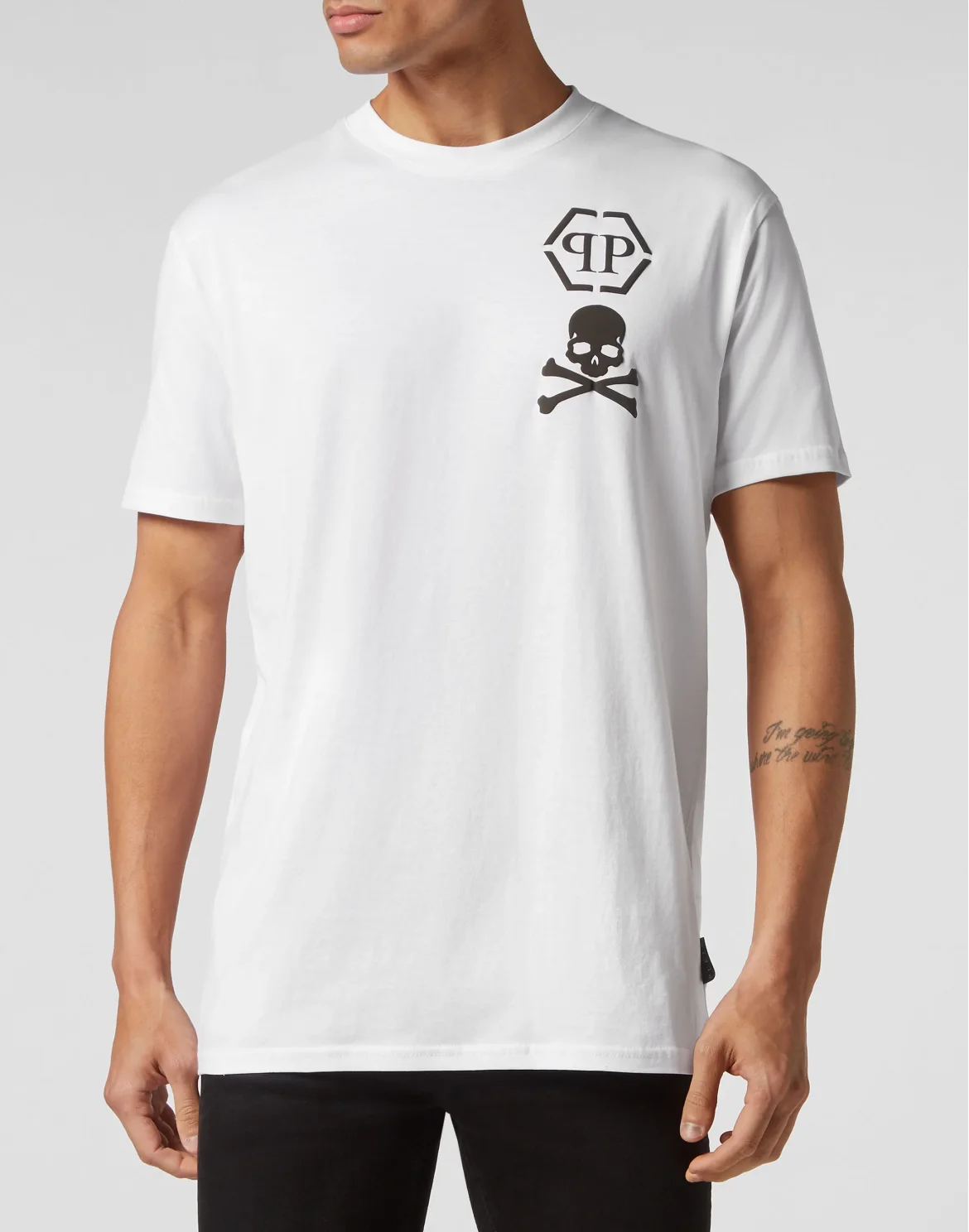 T-shirt Round Neck SS Skull&Bones, цвет: Белый