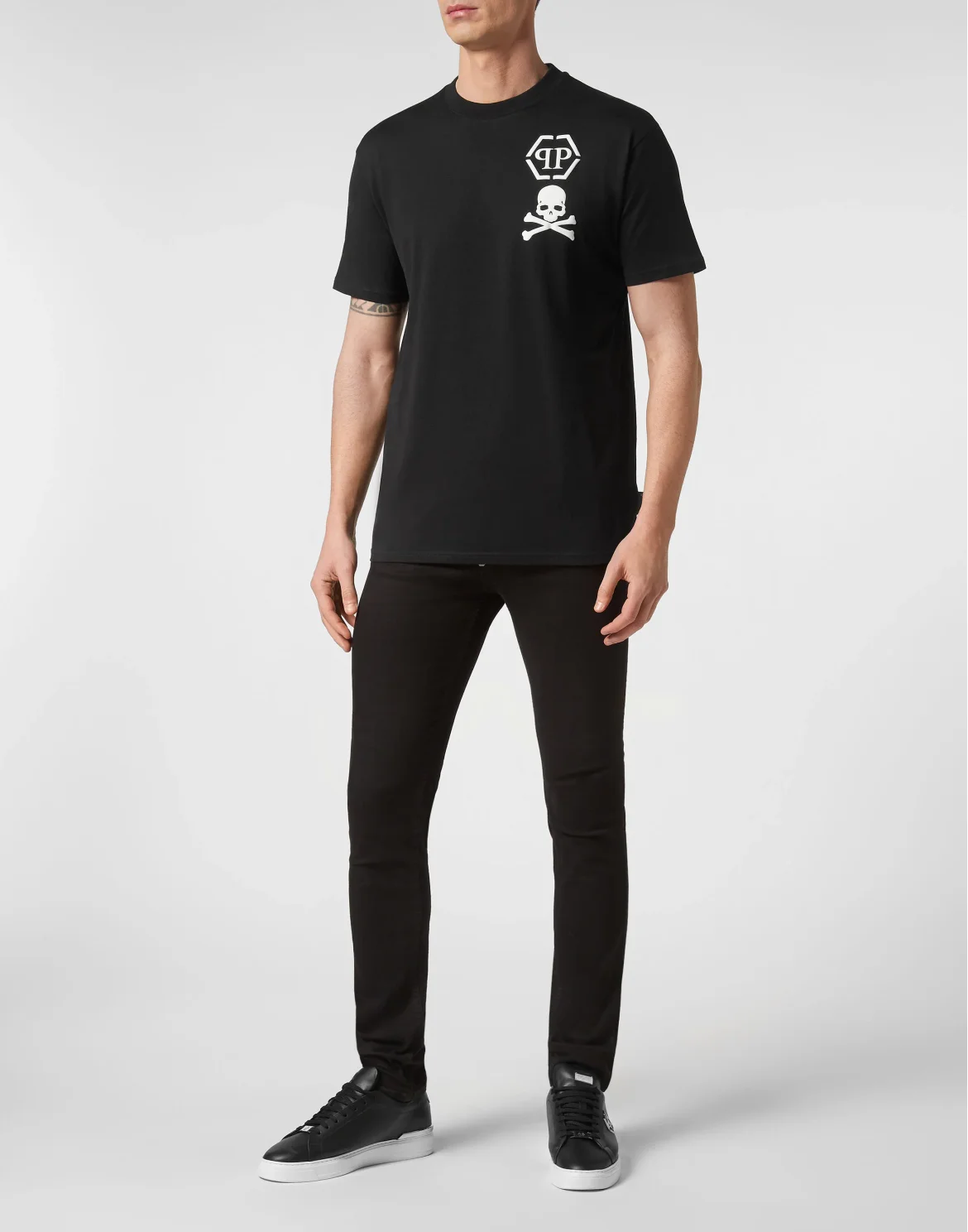 T-shirt Round Neck SS Skull&Bones, цвет: Черный