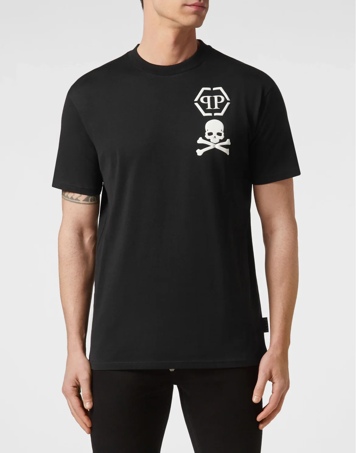T-shirt Round Neck SS Skull&Bones, цвет: Черный