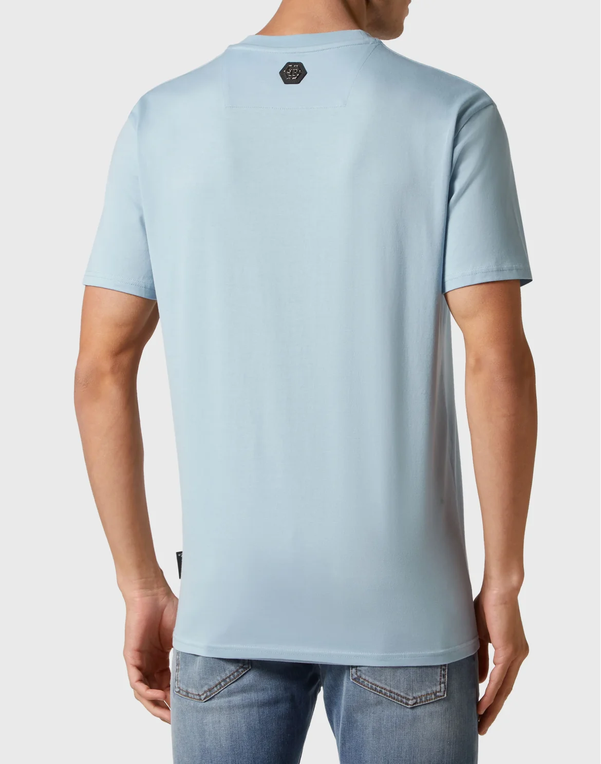T-shirt Round Neck SS Skull&Bones, цвет: Голубой