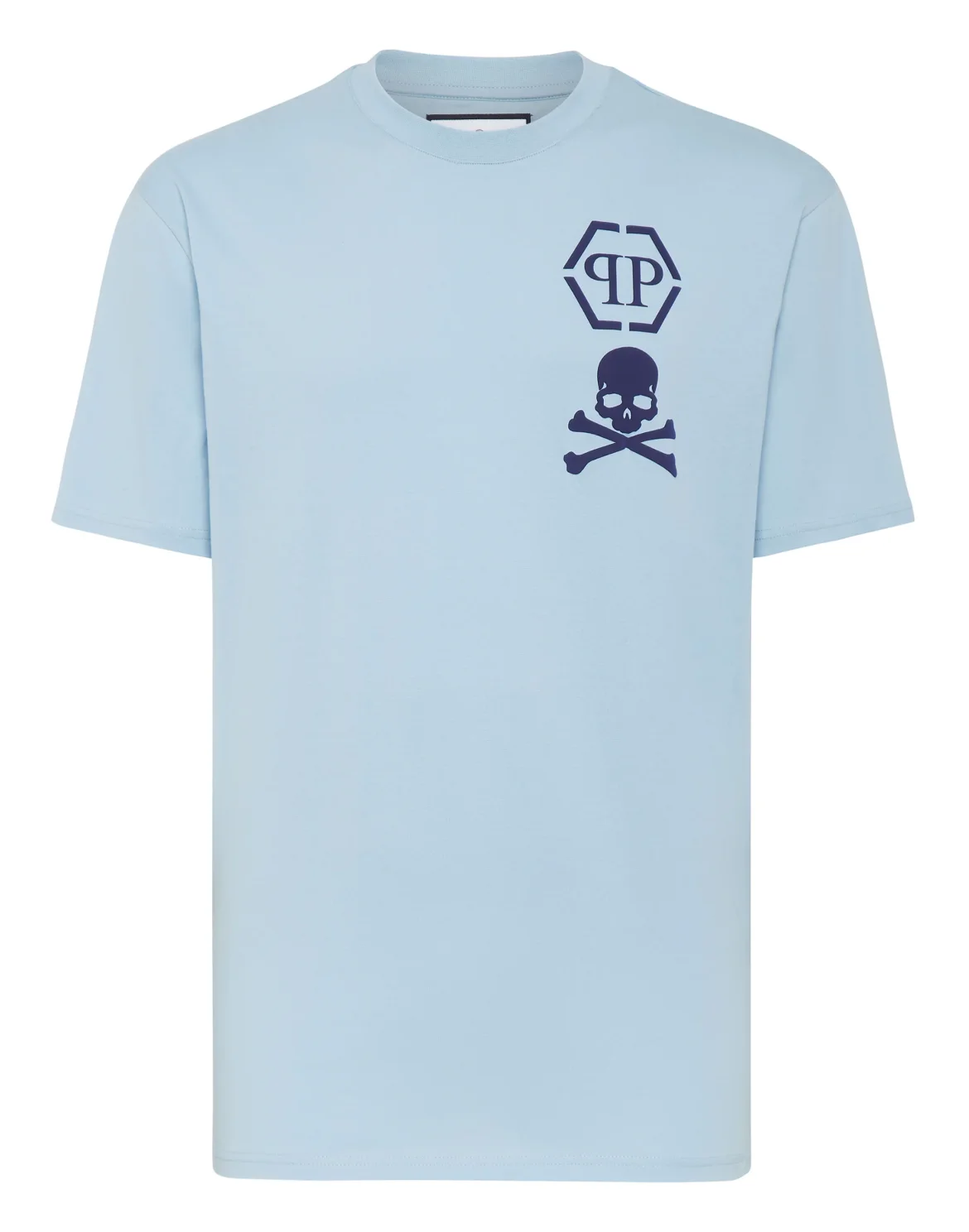T-shirt Round Neck SS Skull&Bones, цвет: Голубой