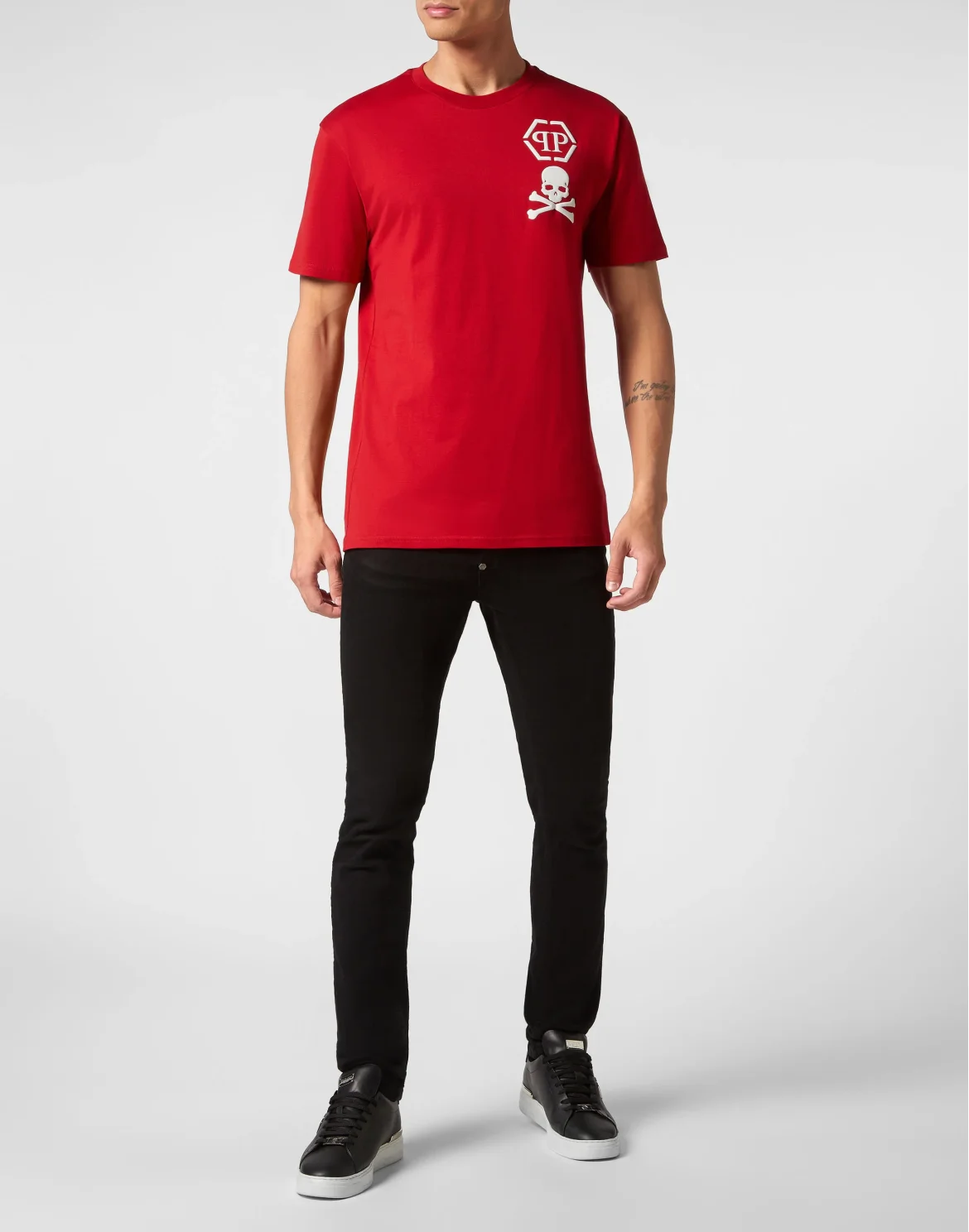 T-shirt Round Neck SS Skull&Bones, цвет: Красный